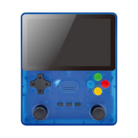 New R39S Retro Handheld Video Game Console Linux System 4 Inch IPS Screen Portable Pocket PSP Video Games Player 64GB Blue