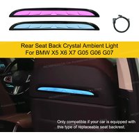 LED 11 Color Rear Crystal Seat Back Ambient Light For BMW X5 X6 X7 G05 G06 G07 LED Seat Back Light Ambient Lighting