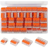 Schnellverbinder, DIY-Kabelverbinder (28-12 AWG), 2/3/4/5 Anschlüsse, steckbare elektrische Verbindungsklemme, Mini-Kabelklemme