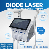 4000 W 2025 NIEUWE 2 IN 1 Sopraan Titanium Ijs Platina Diode 755 808 1064nm 4 Golflengte Laser Ontharing machine Pijnloos