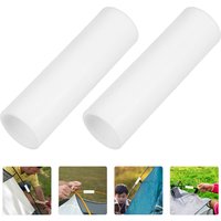 2Pcs Straight Pole Connector for Tent Poles Plastic Tent Joint Repair Accessory Secure Stable Connection Lightweight Portable