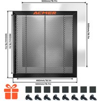 ACMER Laserschneid-Waben-Arbeitstisch für CO2- oder Diodenlasergravur-Schneidemaschine 300 x 300/330 x 330/400 x 400/440 x 440 x 22 mm