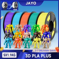 JAYO 5.5KG 3D PLA PLUS Printer Filament 1.75mm 3D pla+ non-toxic & High toughness 3D Printing Materials for 3D Printer & 3D Pen