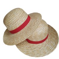 A Luffy Straw Hat Anime Luffy Cosplay Hat Luffy Performance Props Costume Party Yellow Summer Strawhats Halloween Costume Hat