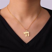 Skyrim Star of David and Jewish Chai Pendant Necklace Women Stainless Steel Long Sweater Box Chain Hexagram Judaism Jewelry