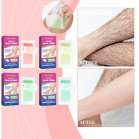 30pcs Hair Removal Wax Strip Professional Depilatory Cold Wax Strip Hair Growth Inhibitor For Face Leg Underarm Arm Hair Remover