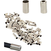 AliExpress NONE 100pcs Silver Bicycle Mountain Bike Riding Parts Shifter Cycling Accessories Cord End Covers Brake Line Cap Cable Caps