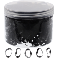 500pcs Disposable Hair Ties Elastic Rubber Bands Hair Ropes Girls Ponytail Pigtail Holder Kids Hair Accessories