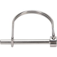 316 Stainless Steel Safety Coupler Pin D Type Shaft Locking Pin Wire Lock Pin For Table Saw Truck Boat Trailer