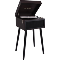 Vintage Moving Magnet Turntable AT3600L Cartridge Built-in Speakers Bluetooth 5.0 Vertical Design FM Radio & Recording Function