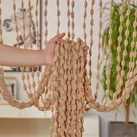 1*2M Door Curtain Fur Ball Wire Curtain Tassel Line Curtain Salon Decoration