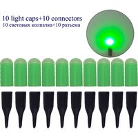 10PCS Luminous Fishing Light Sticks Drifting Tail LED Electronic Lights Electric LED Light Fishing Tools Accessories Tackle