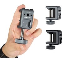 Photography C Clamp, Adjustable Aluminum Alloy Clamp for Desktop Mount Holder Camera Hot Shoe with 1/4" Thread for DSLR Camera