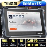 Lifetime Free Update THINKCAR THINKSCAN 672 Car OBD2 Diagnostic Tool Bi-directional Control Full System Diagnosis 28 Resets