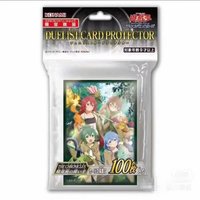 100PCS Genuine Yu-Gi-Oh! The Chronicles Spirit Charmers Card Sleeves Yugioh TCG OCG Trading Cards Shine Protector Case