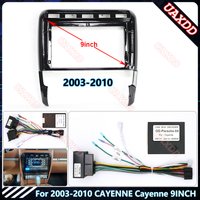 For porsche 2003-2010 CAYENNE Cayenne 9INCH Car Radio Android Stereo audio screen player navigation cables Harness frame