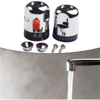 2PCS Thermostatic Mix Valve Water Control Handles Combo Solar Thermostatic Valve Replacement For Bath Shower Mixer Taps