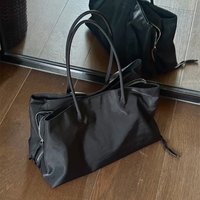 Nylon Women's Commuter Tote Bag Minimalist Large-capacity Tote Bag Ladies Multi-layer Waterproof Computer Shoulder Nylon Handbag