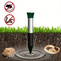 Ultrasonic Pest Repeller Outdoor Waterproof Animal Repeller For Mice Rats Snakes And Insects in Garden & Yard