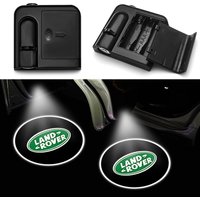 2Pcs Wireless Car Door Welcome Logo Light Ghost Shadow Courtesy Projector Lamp For Land Rover Range Rover Discovery 3 Freelander