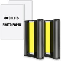 Compatible For Liene DHP512 DHP513 Amber 4x6'' Photo Paper M100 M200 Cartridge Refill CISS Printer Ribbon
