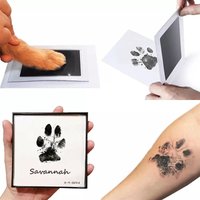 DIY Photo Frame Accessories Pet Handprints and Footprints Ink Pads Kits Doesn’t Touch Skin Paw Prints Souvenir