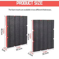 The Foam Tool Manager Insert Is Compatible With Milwaukee 48-22-8442 And 48-22-84432 Drawer Boxes. The Shockproof Foam Inserts