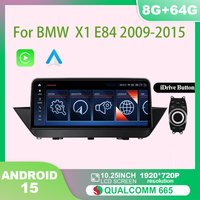 Für BMW X1 E84 2009-2015 8+64G Ohne Bildschirm im Originalfahrzeug Auto-Multimedia-DVD-Player GPS-Navigation Radio Zentrale Steuereinheit Autoradio Drahtloses Apple CarPlay Android Auto