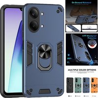 Military Armor Shockproof Case for Xiaomi Poco X8 Pro Max 5G Protective Cover Ring Stand Holder Fundas Coque