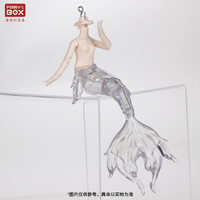 Pennys Box 1/8 Scale Bjd Mermaid Body B05 Tide Whisper Series Transparent Jointed Body Accessory For Collectible Figure