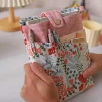 A5 Kawaii Storage Bag Multifunctional Chic Book Tote Portable Storage Pouch for Books Stationery Organizer Stationery Supplies
