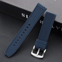 20mm 22mm Soft Premium Grade Silicone Watch Band Universal Men Women Sports Strap Waterproof Diving Bracelet Wristbelt Accessory