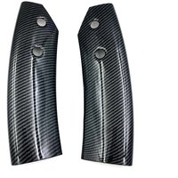 Carbon Look Console Side Pillar Panel Cover Trim for Mini Cooper R50 R52 R53