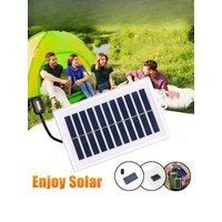 1/2PCS Portable Solar Charger Portable Solar Charger-USB Output for Outdoor Use -for Travel and Camping,Flashlight,Fan Charging