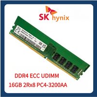 SK hynix 16GB 2Rx8 PC4 3200AA DDR4 3200MHz Pure ECC UDIMM 16G RAM workstation Unbuffered Server memory