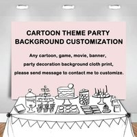 Customized Background Personalized Banner Backdrops Print Your Artwork Directly Photocall Wedding Photo Studio Photophone