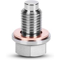 M12 M16 M18 M20 Oil Drain Plug Magnetic with Neodymium Magnet Oil Pan Plug with Copper Gasket Stainless Steel