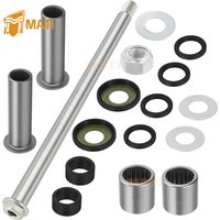 Rear Swing Arm Bearing Seal Bushing Rebuild w/Bolt & Nut Kits For Kawasaki KFX400 03-06 For Suzuki Quadsport Z400 LT-Z400 03-14