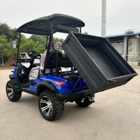 2025 Newly Launched 2-Seater Electric Golf Cart 5KW 60v Li ion Battery Pack 48v Lithium Battery Golf Cart With Rear Cargo Box