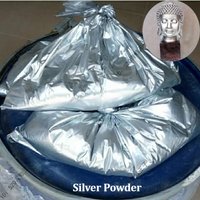 100g/500g Per Bag 400-3000 Mesh Ultra-bright Flashing Silver Powder DIY Home Crafts Decorative Model Decorative Silver Powder