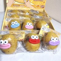 Cute Cheese Potato Squishy TPR Squeeze Fidget Stress Relief Kawaii Simulation Food Decompression Toy Student Birthday Desk Gift