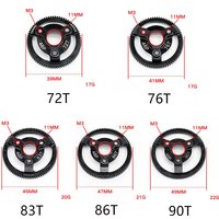 Hardened Steel 48P Spur Gear 72T 76T 83T 86T 90T for Traxxas Slash 2WD VXL Bandit Rustler Stampede Drag Slash Upgrade Parts