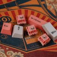 HMX Retro J Switch Clear Voice Hp Tactile Switches 5pin 36g POM Custom Mechanical Keyboard Accessories Factory Lubrication