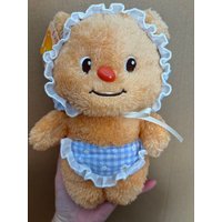Butter Bear 20cm Stuffed Brown Bear Cute Cartoon Plush Toy Diagonal cross plush bag Children Couple's Birthday Christmas Gift
