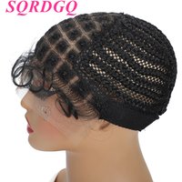 1-3PCS 13*5 Lace Front Wig Cap With Synthetic Braided Hair for Diy Wigs for Woman Black Wig Cap for Making Wigs with Baby Hair