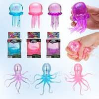 2026 hot Cute Jelly Hops Octopus Fidget Toy, Waterproof Water Play Sensory Toy, Great Gift for Boys and Girls