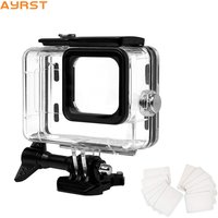 60M Waterproof Housing Case for Gopro Hero 13 12 11 10 9 Diving Protective Underwater Cover Buoyancy Rod Set