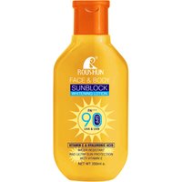 200ml Vitamin C Hyaluronic Acid Sunscreen Body Lotion 2in1Clear Water Feeling Sunscreen Milk Refreshing Non greasy UV Protection