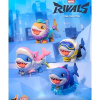 Genuine Hot Toys Marvel Rivals Series Blind Box Cute Mini Figurine Cosbi Collection Desktop Ornament Fashion Trend Surprise Gift