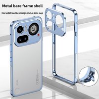 Case For Nothing Phone 4A Pro Luxury Aluminum Alloy Frame Cover Phone (4a) Shockproof Bare-skin feel Metal Lens Protector Funda